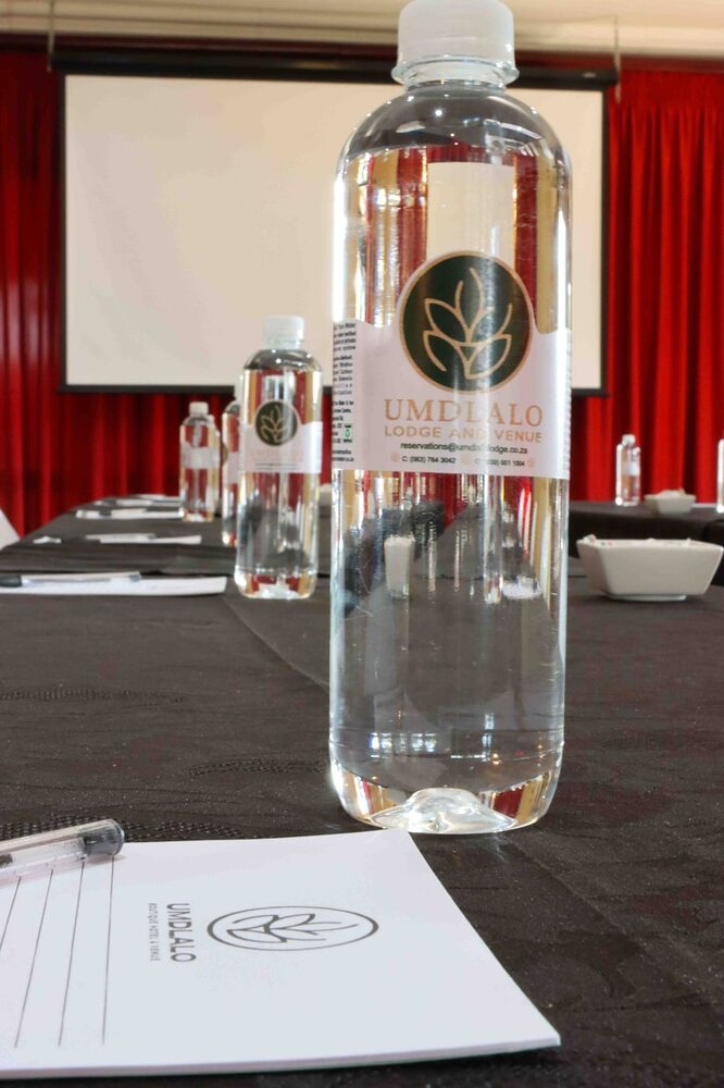 A conference setup at Umdlalo Lodge, KZN South Coast